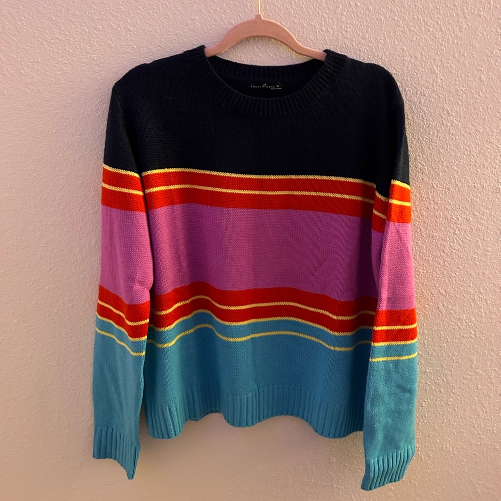 Multicolor winter sweater